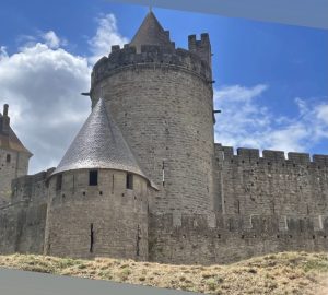 Torn vid Cité i Carcassonne foto Erik Elmgren 
