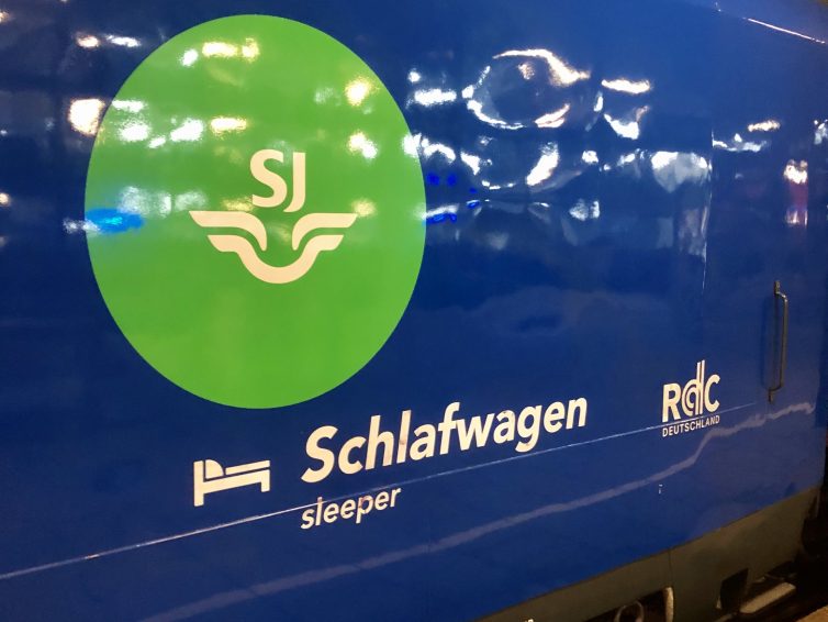Med SJs sovvagn Hamburg-Stockholm
