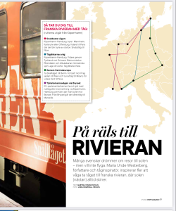 På räll till Rivieran från WWFs medlemstidning